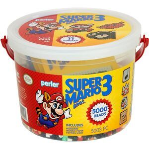 Super Mario Brothers Perler Fuse Bead Craft Set 5003 Pcs Kids Activity Kit